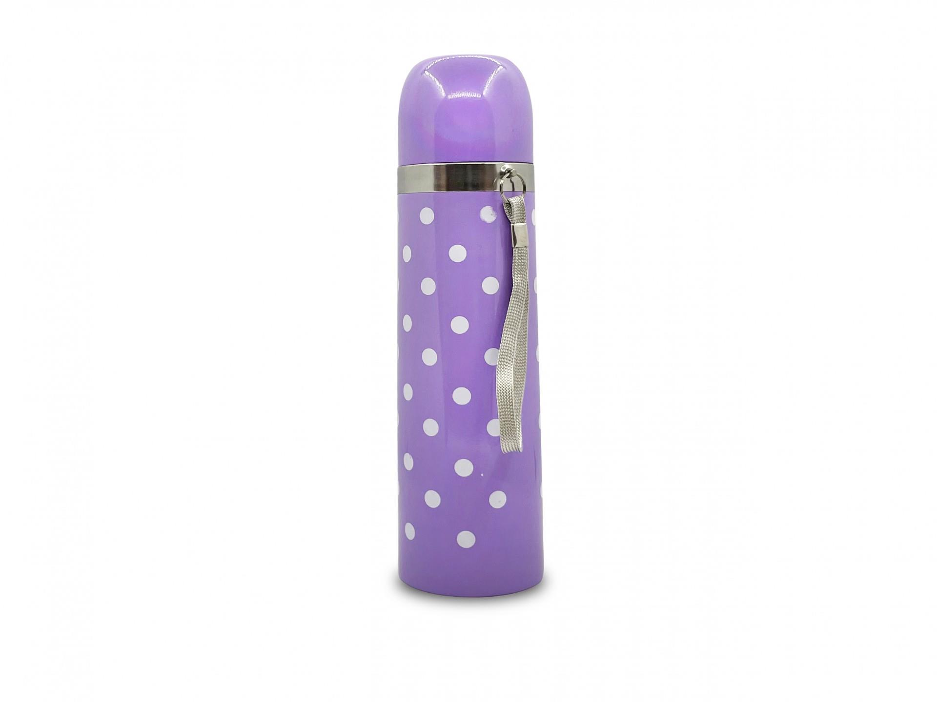 Sema Baby Puantiyeli Bebek Termosu 500 ml - Mor