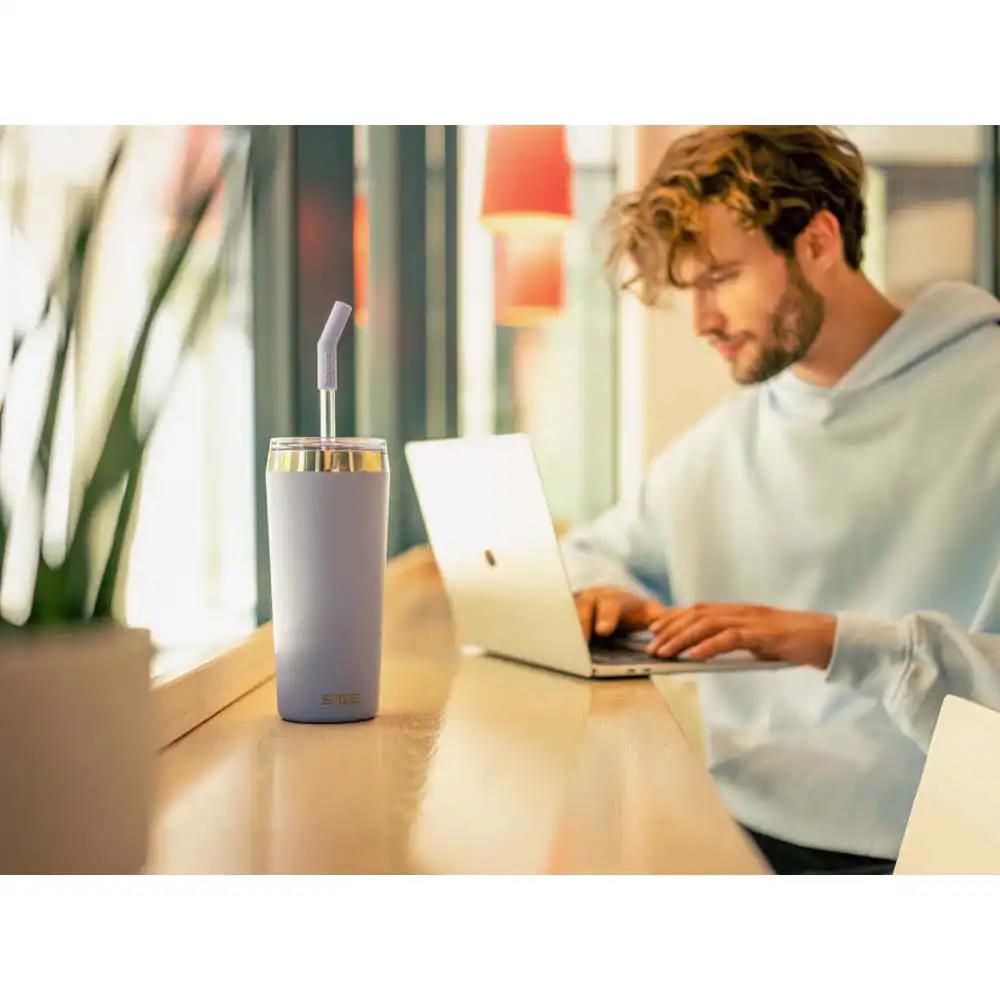 Sigg 6015.60 Helia 0,60LT Çelik Termos, Mavi