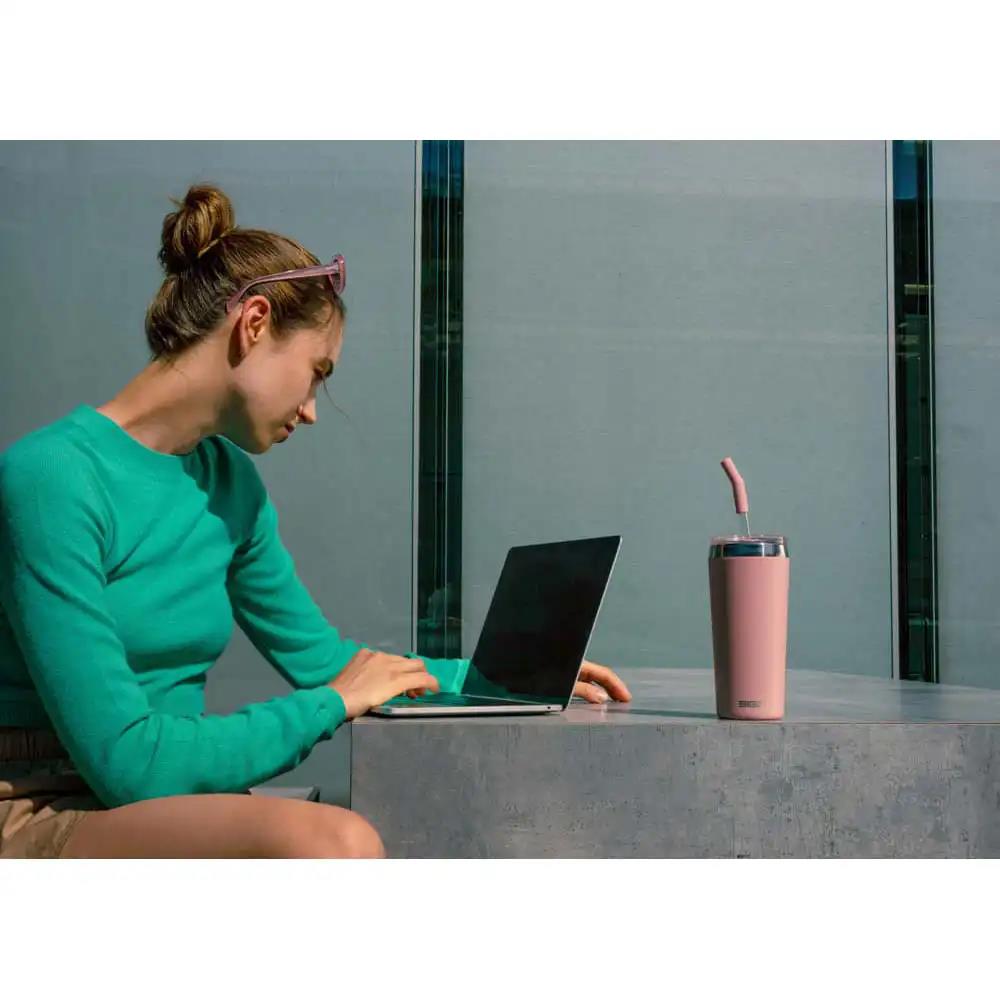 Sigg 6015.90 Helia 0,60LT Çelik Termos, Pembe