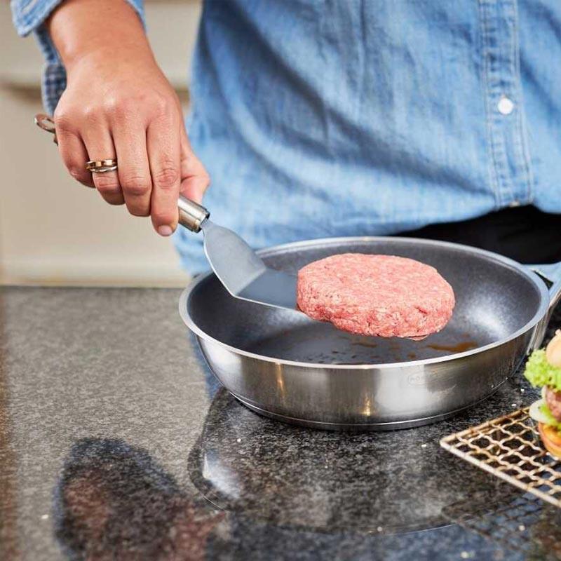 Spatula Açılı Paslanmaz Çelik 32 cm 12543