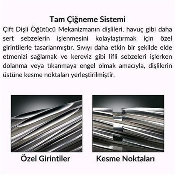 Tribest - Greenstar Elite Soğuk Sıkım Meyve Ve Sebze Sıkacağı - GSE-5050-F-Krom