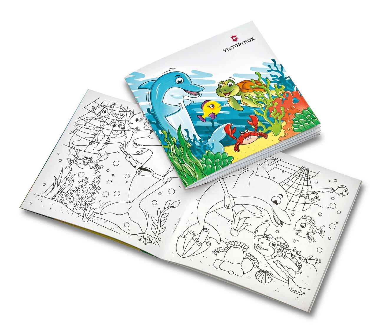 ​Victorinox 0.2373.E1 My First Victorinox Yunus Desenli Çakı ve Boyama Kitabı