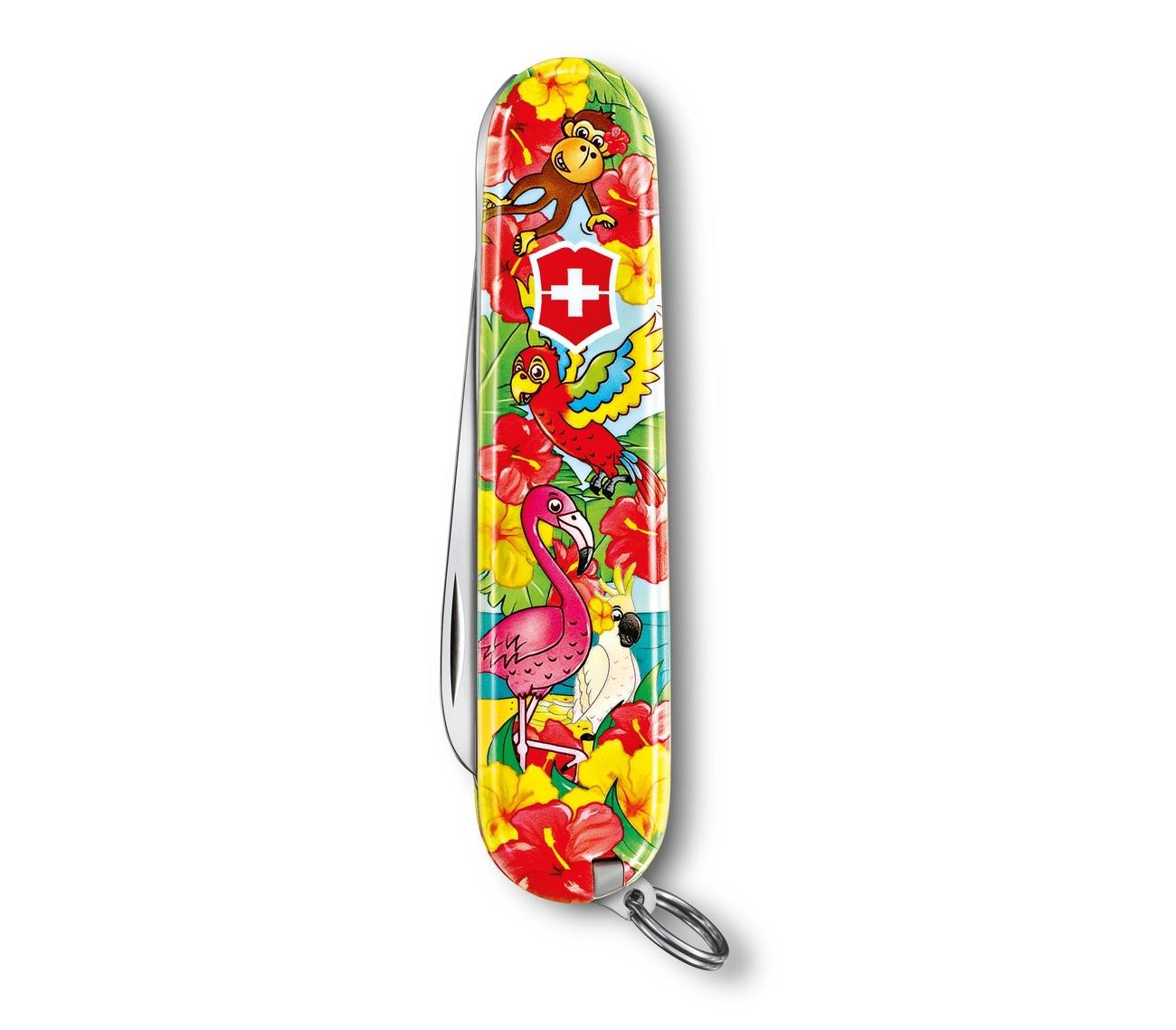 ​Victorinox 0.2373.E3 My First Victorinox Papağan Desenli Çakı ve Boyama Kitabı