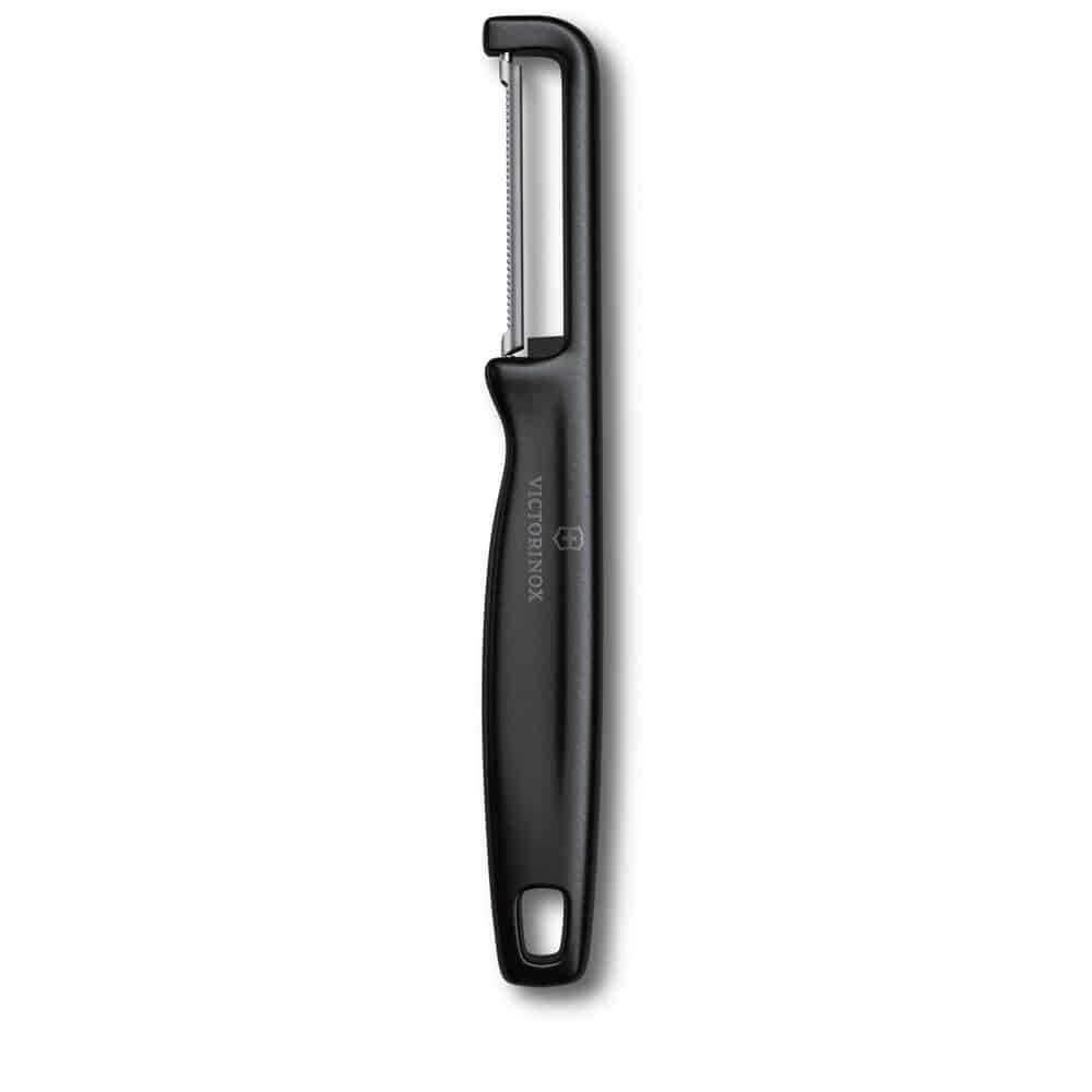 Victorinox 6.0943.3 IOTA Tırtıklı Kenar Çift Taraf Siyah Soyacak