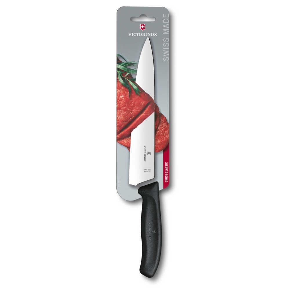 ​​​​​​​​​​​​​​​​​​​​​​​​​​​​​​​​​​Victorinox 6.8003.22B 22cm Siyah Doğrama Bıçağı, Blisterli Paket