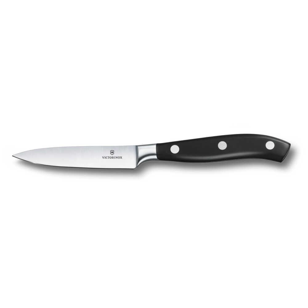 Victorinox 7.7203.10G Grand Maître 10cm Siyah Dövme Çelik Soyma Bıçağı, Hediye Kutulu