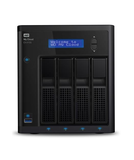 WD My Cloud 3,5 EX4100 0TB Gbit Eth.x2, USB 3.0x1