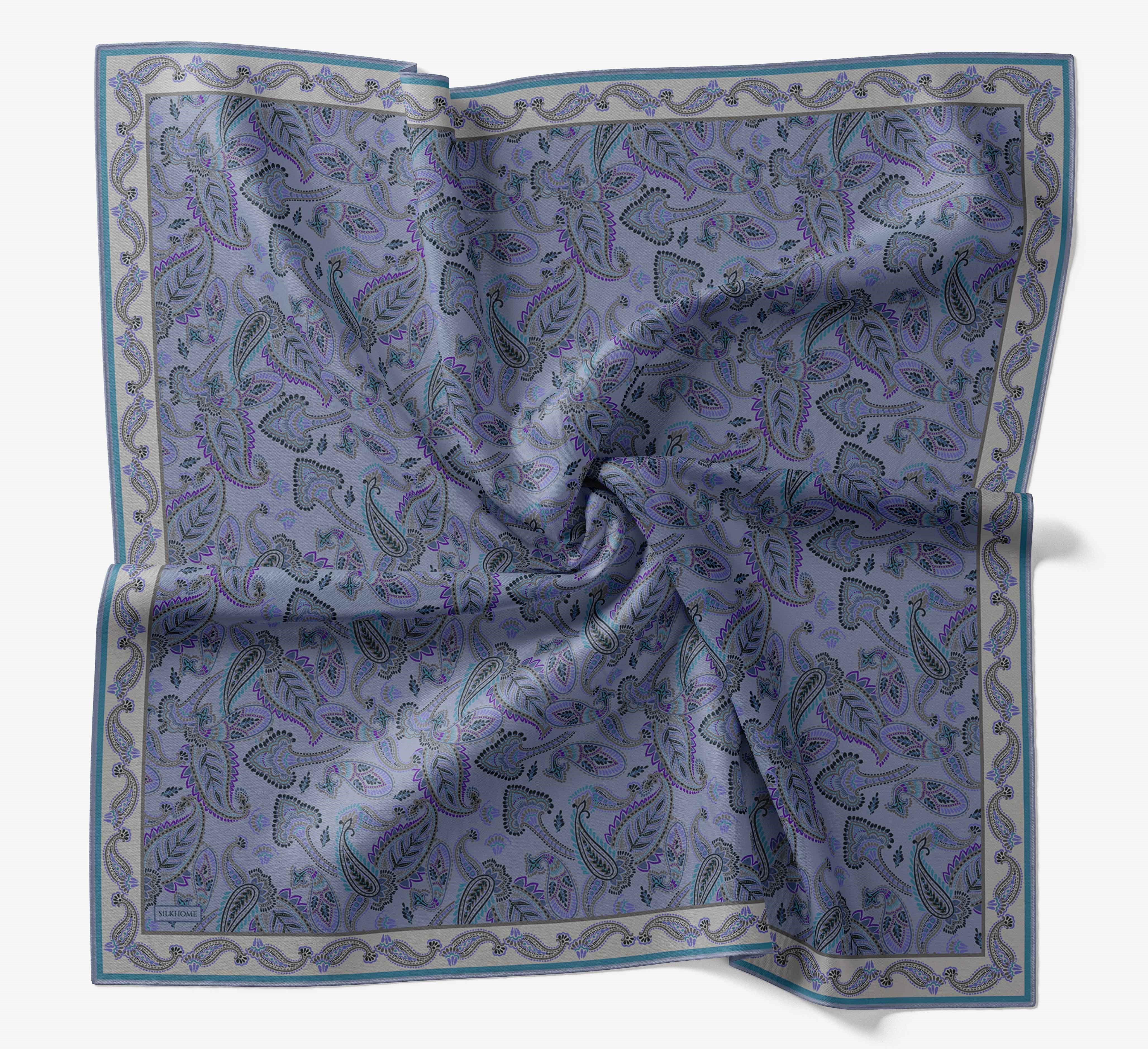 73155-04Soft Eşarp Şal Motif İndigo