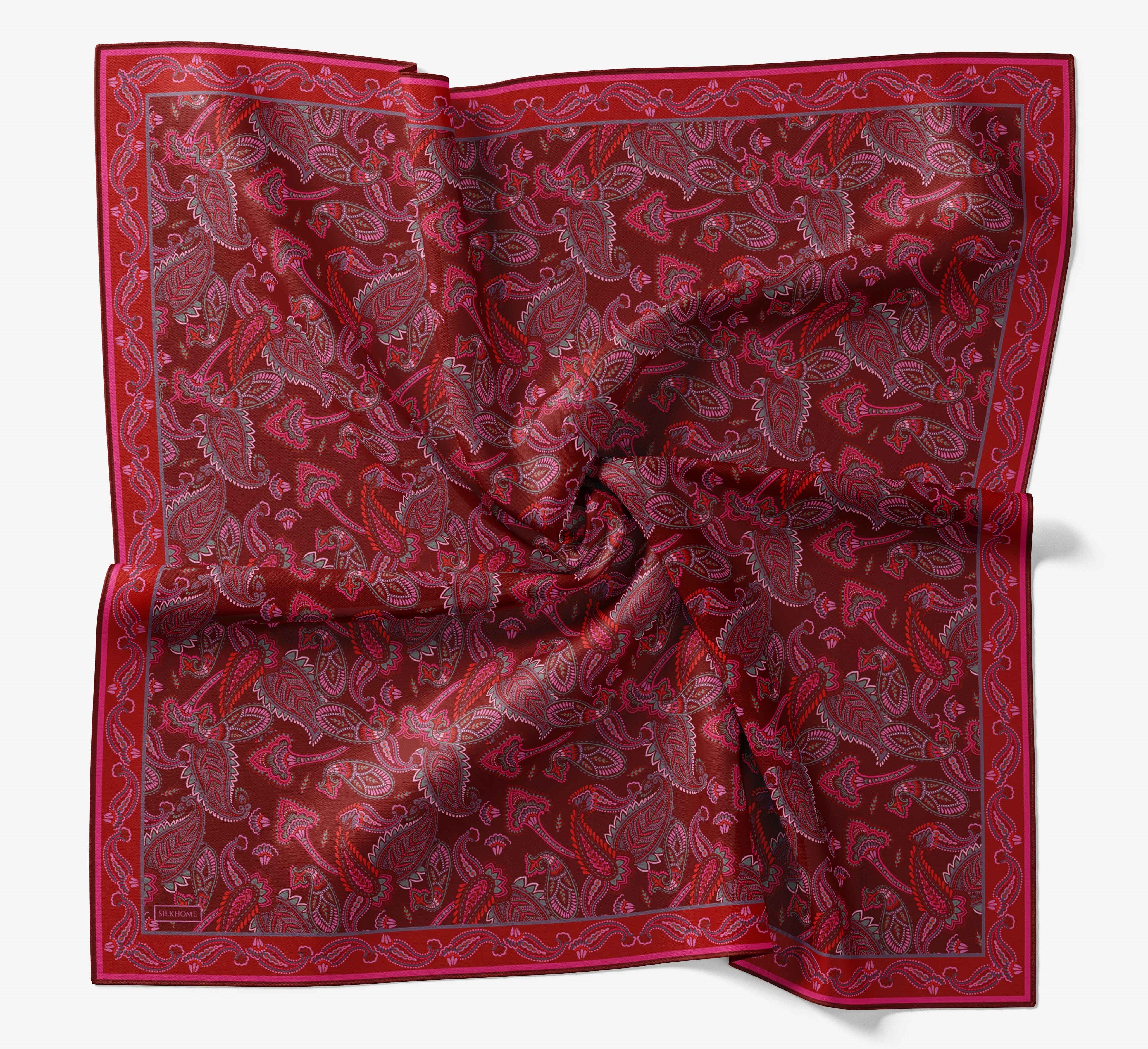 73155-06Soft Eşarp Şal Motif Kırmızı