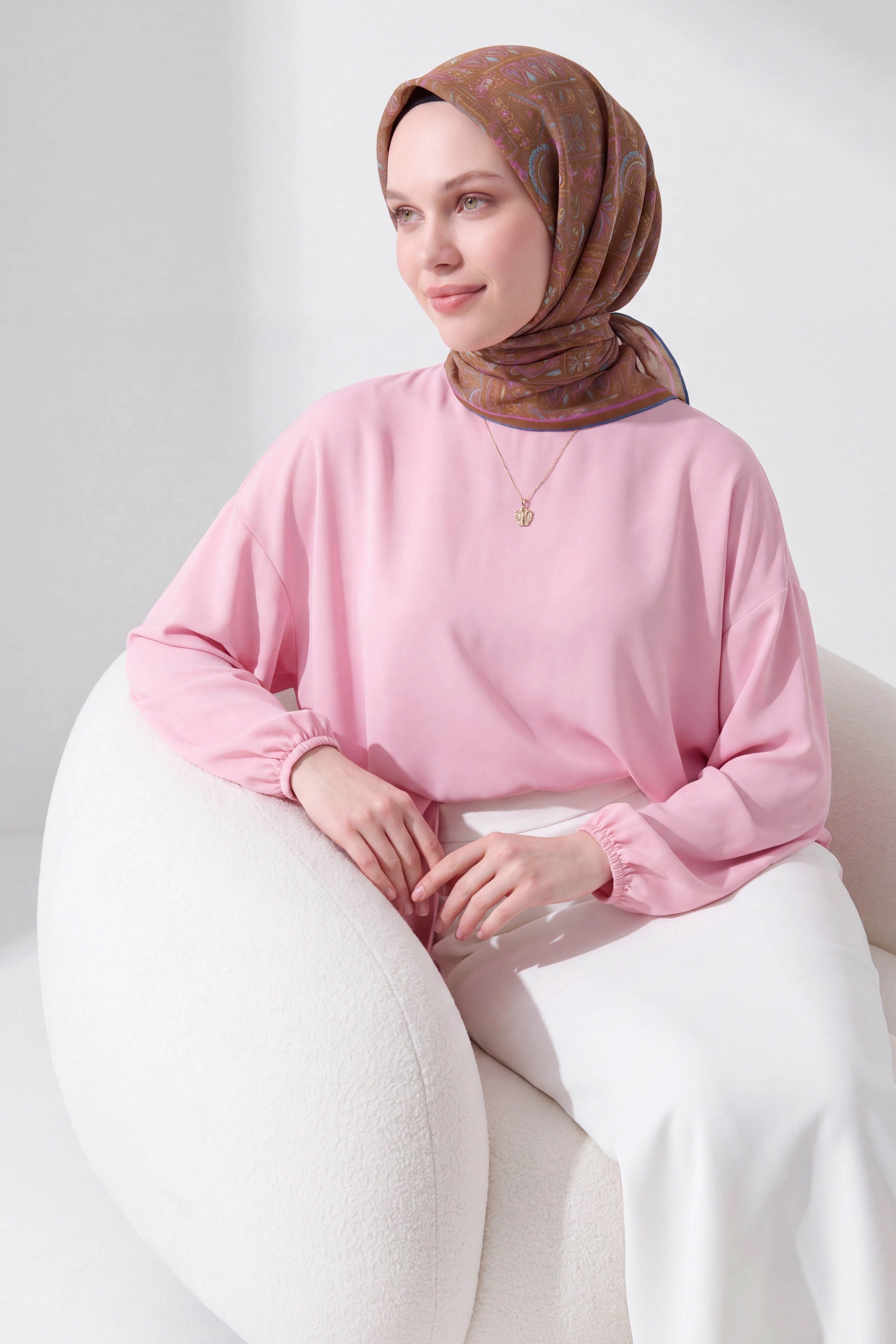 73165-05Soft Eşarp Etnik Taba