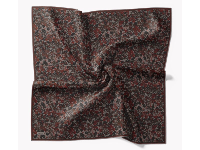 73166-01Soft Eşarp Autumn Bloom Koyu Yeşil