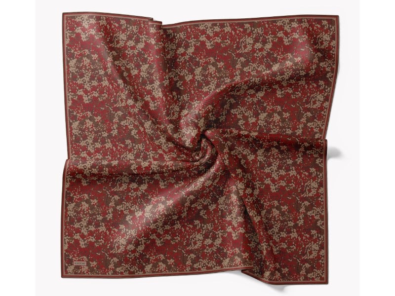 73166-02Soft Eşarp Autumn Bloom Kiremit