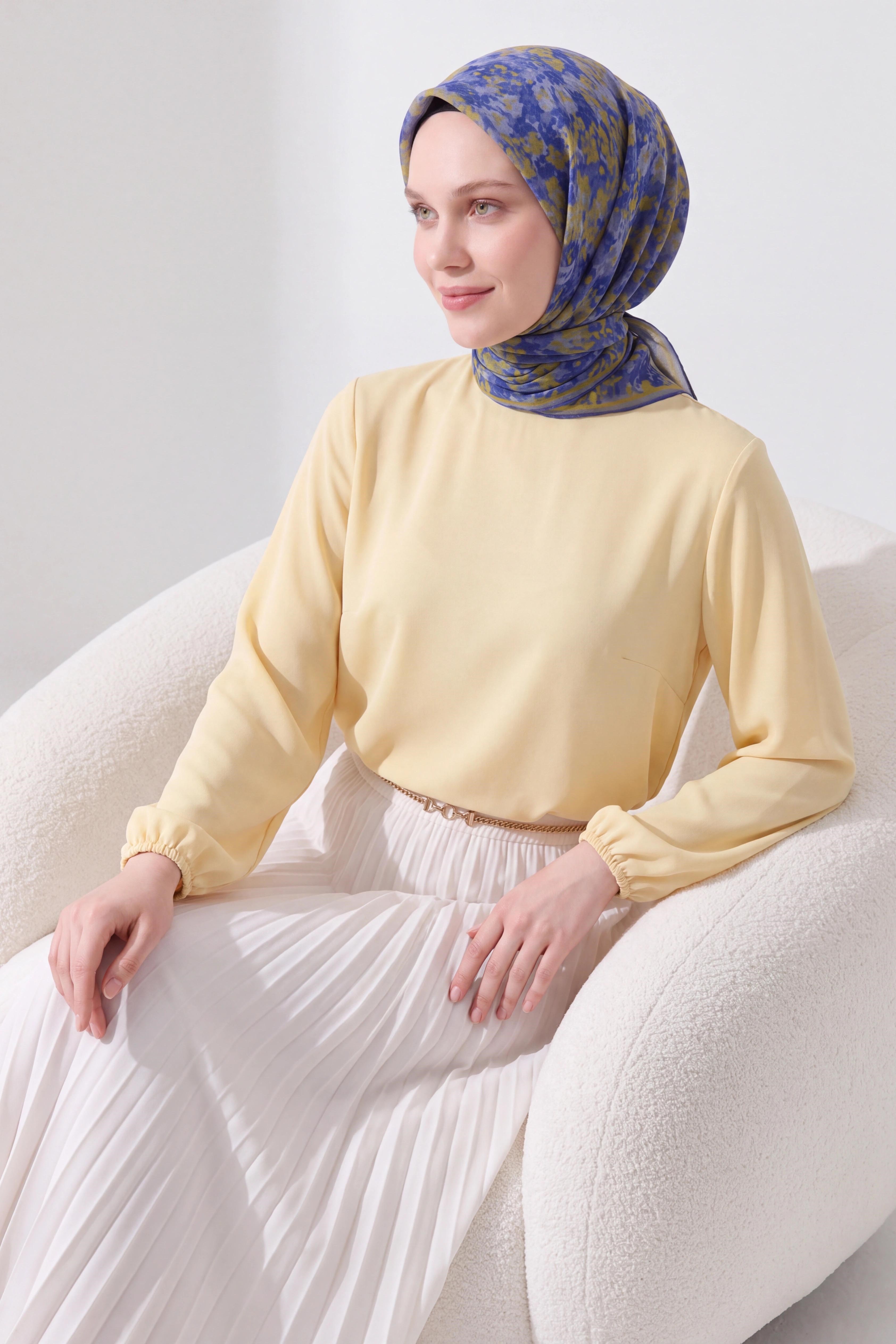 73166-09Soft Eşarp Autumn Bloom Mor