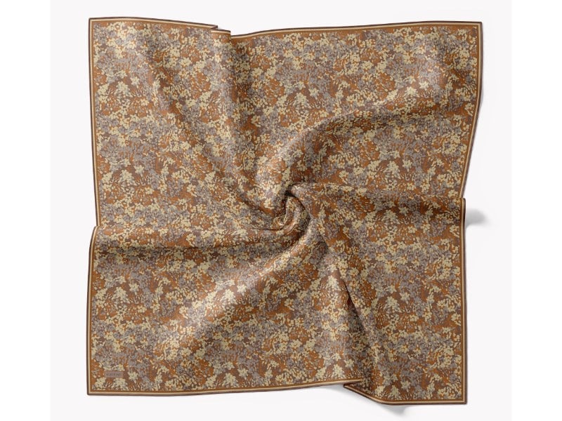 73166-15Soft Eşarp Autumn Bloom Taba