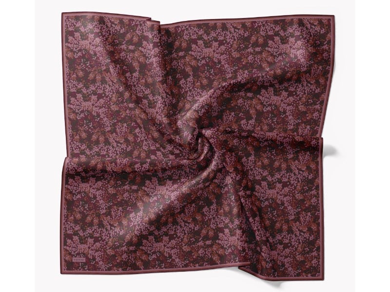 73166-21Soft Eşarp Autumn Bloom Koyu Pembe