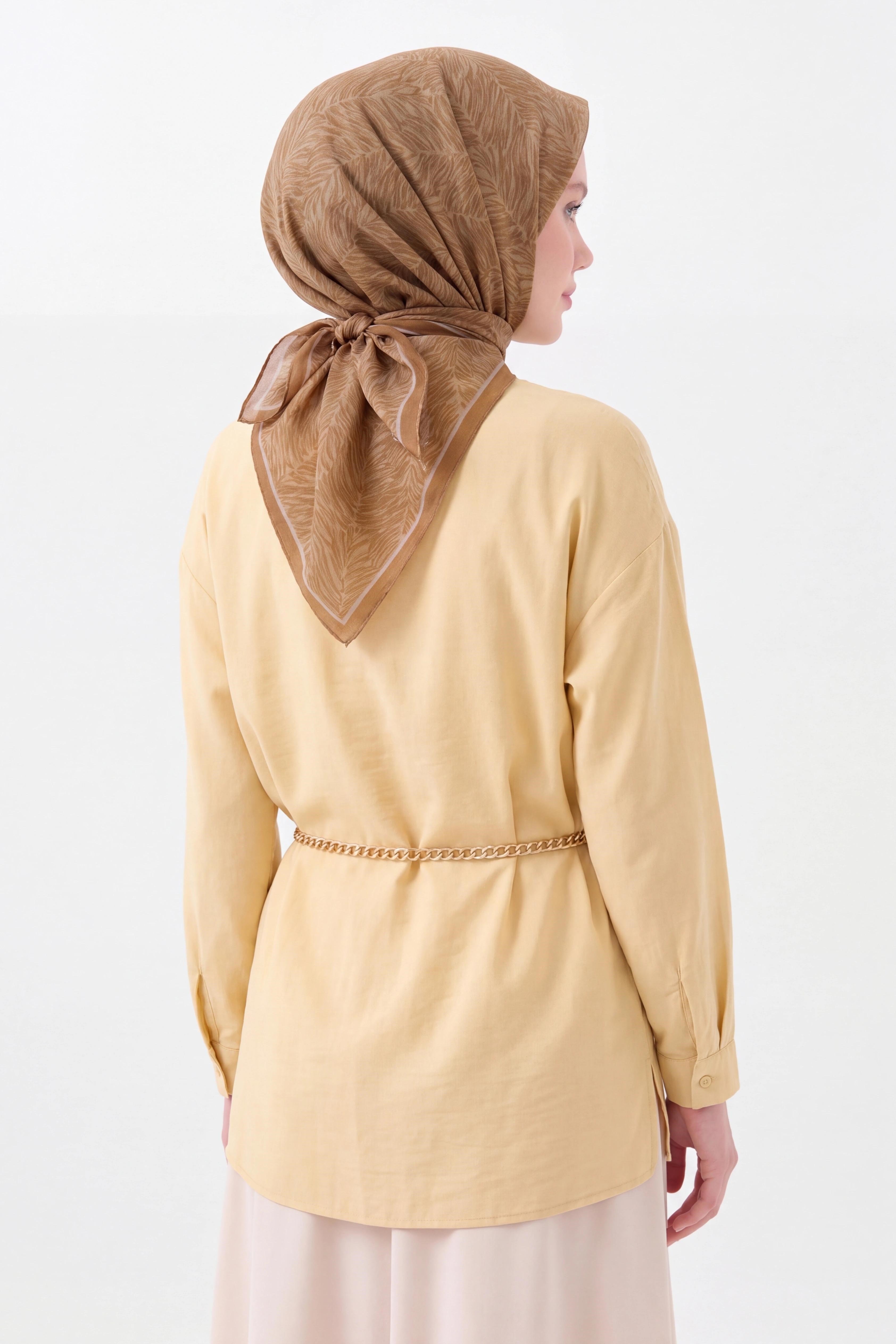 73169-09Soft Eşarp Petra Altın Sarısı