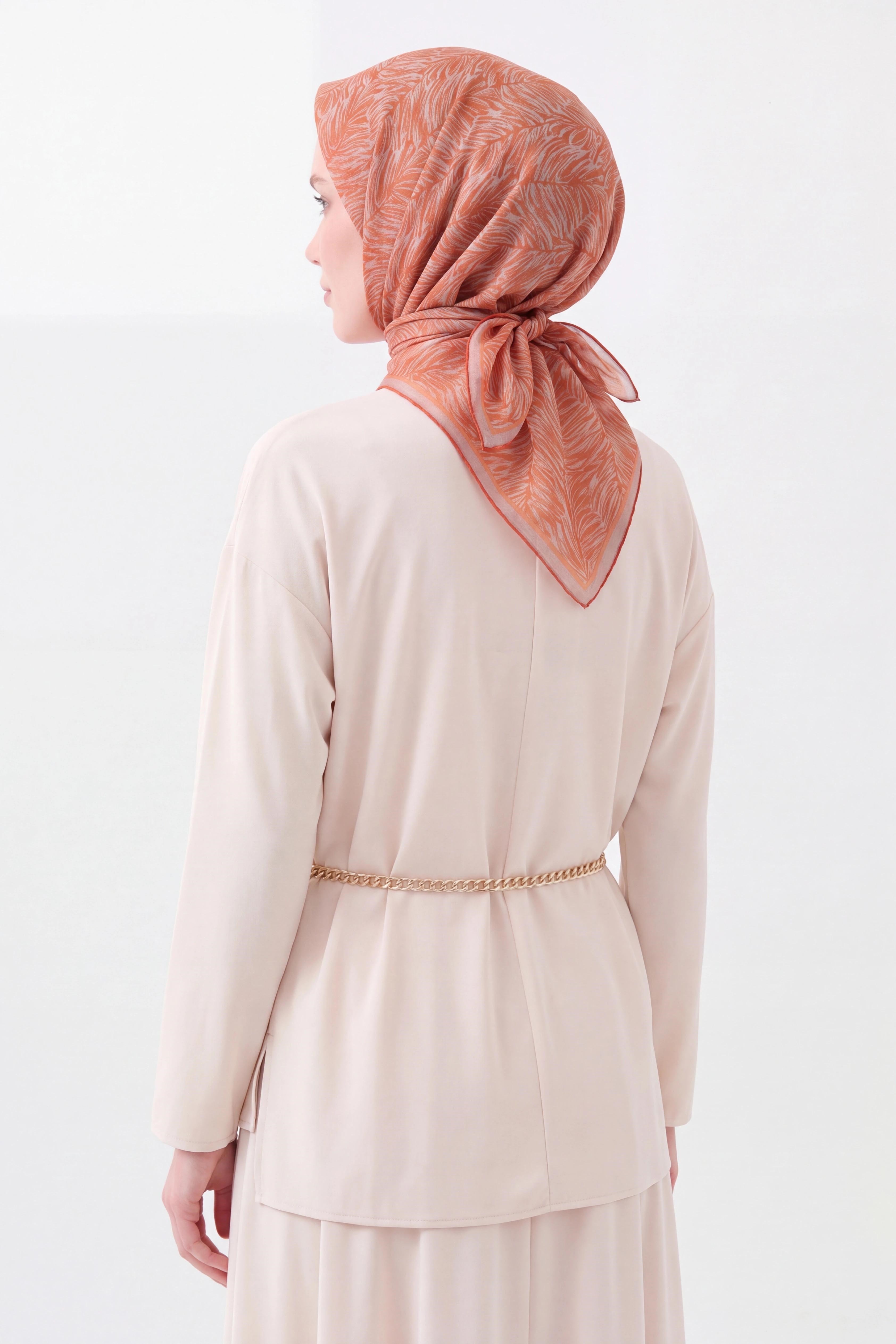 73169-14Soft Eşarp Petra Turuncu