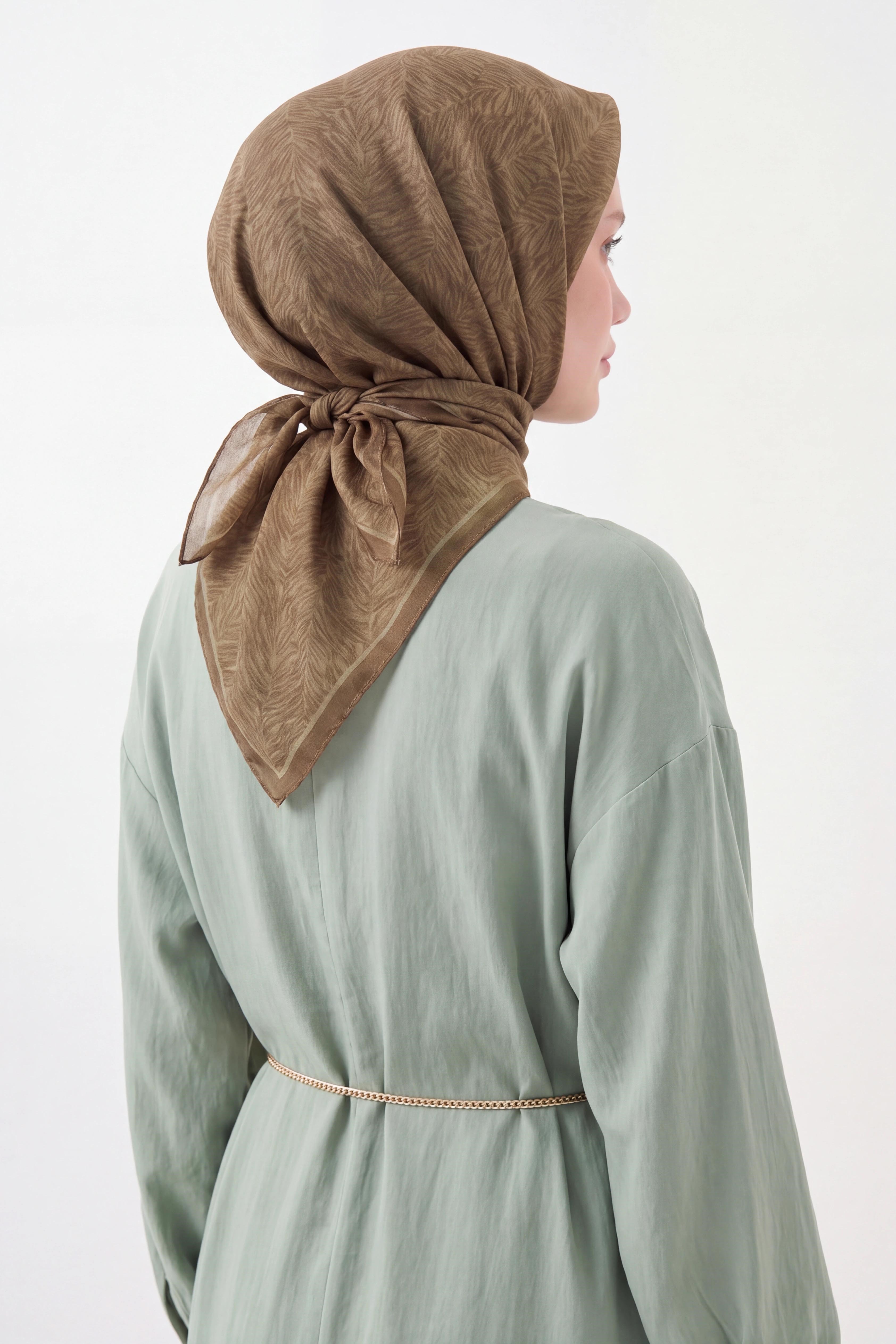 73169-22Soft Eşarp Petra Haki