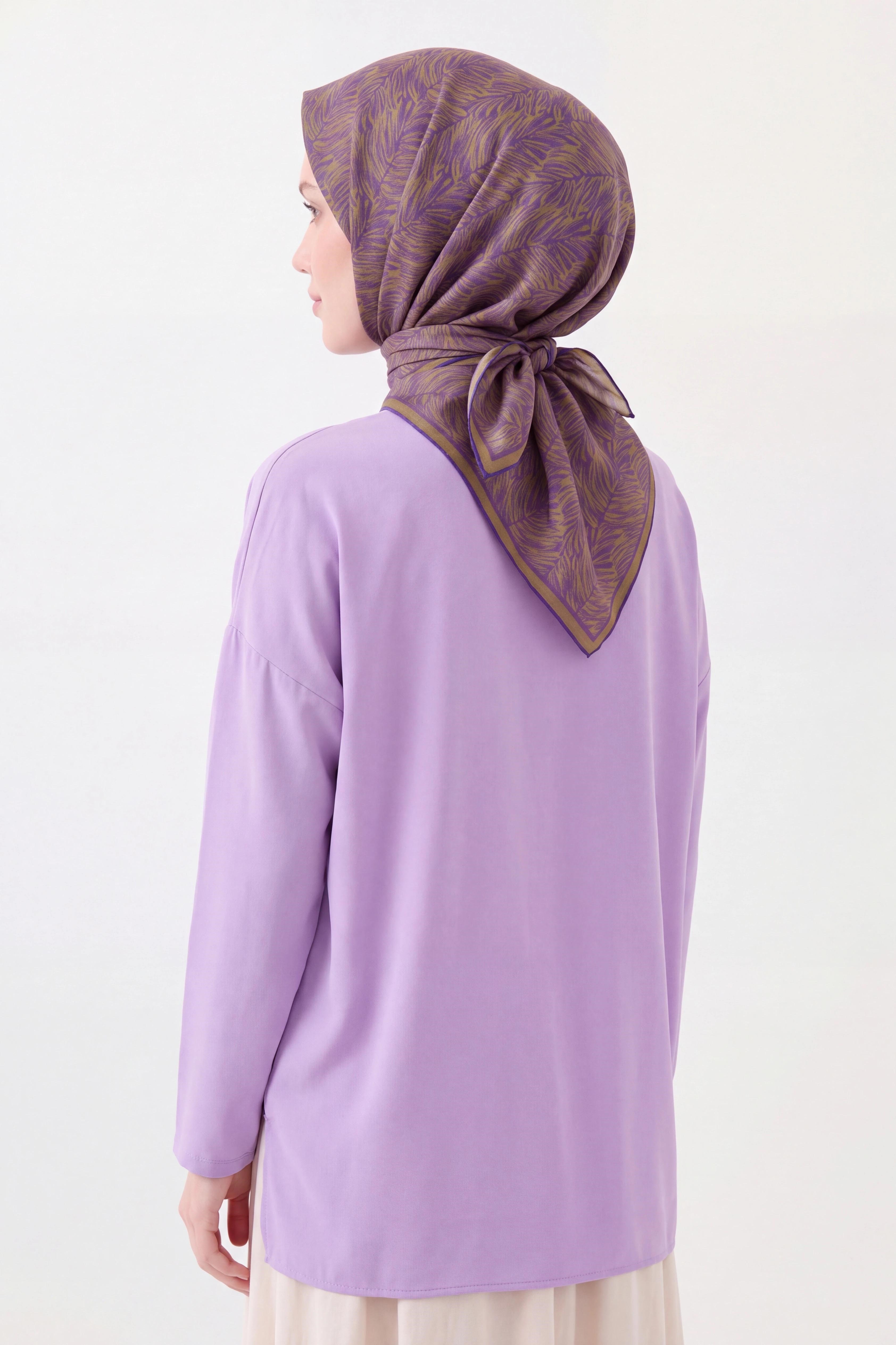 73169-24Soft Eşarp Petra Mor