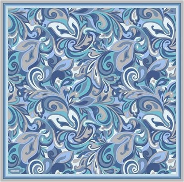 Armine Etnik Desenli Saf İpek Sura Eşarp 9323D 06