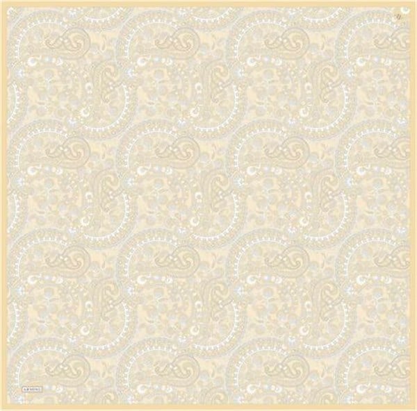 Armine Etnik Desenli Saf İpek Twill Eşarp 9304D 53