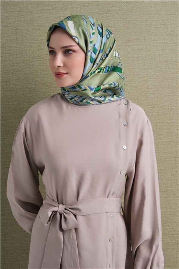 Armine Jakarlı İpek Eşarp 9607D 81