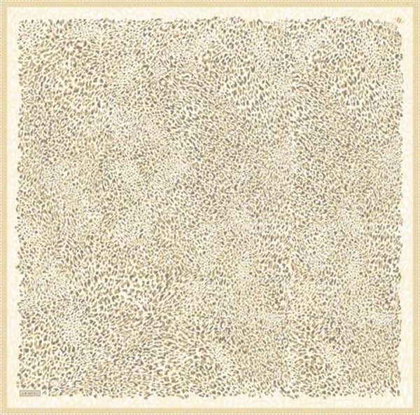 Armine Leopar Desenli Saf İpek Sura Eşarp 9352D 34