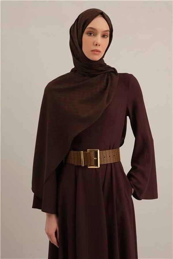 Armine Link Desen Bambu Cotton Şal 10