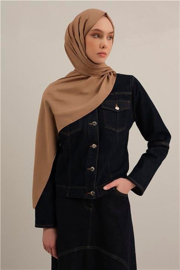 Armine Link Desen Bambu Cotton Şal 12