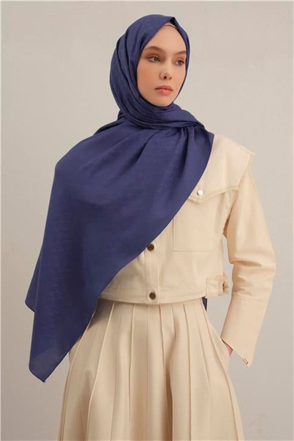 Armine Link Desen Bambu Cotton Şal 28