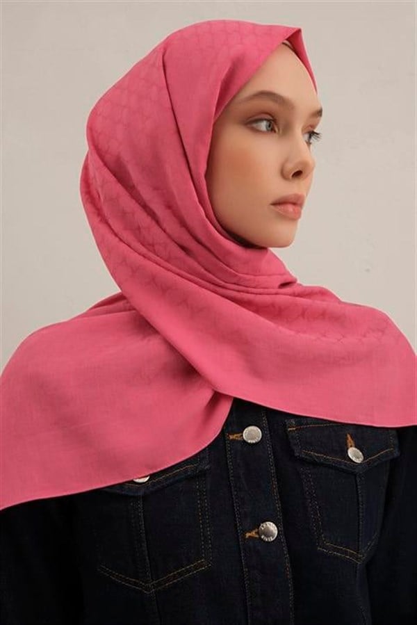 Armine Link Desen Bambu Cotton Şal 37