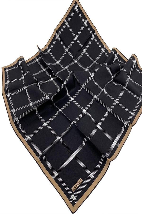 Armine Nostalji %100 İPEK Twill Eşarp 8564D-01