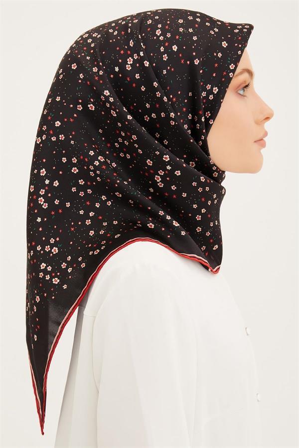 Armine Nostalji Serisi İpek Twill Eşarp 8900D-13