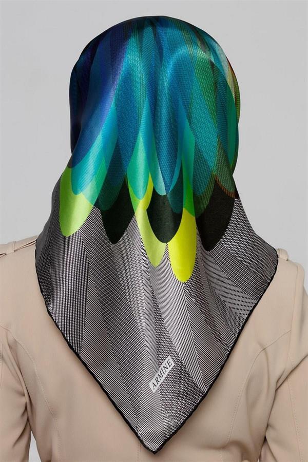 Armine Nostalji Serisi Sura İpek Eşarp 7936-09NS