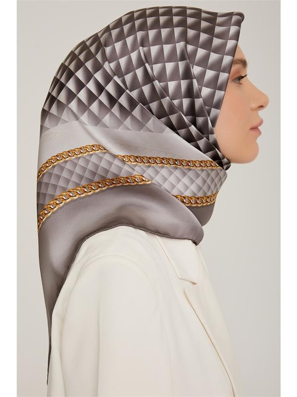 Armine Nostalji Serisi Sura İpek Eşarp 8834-34NS