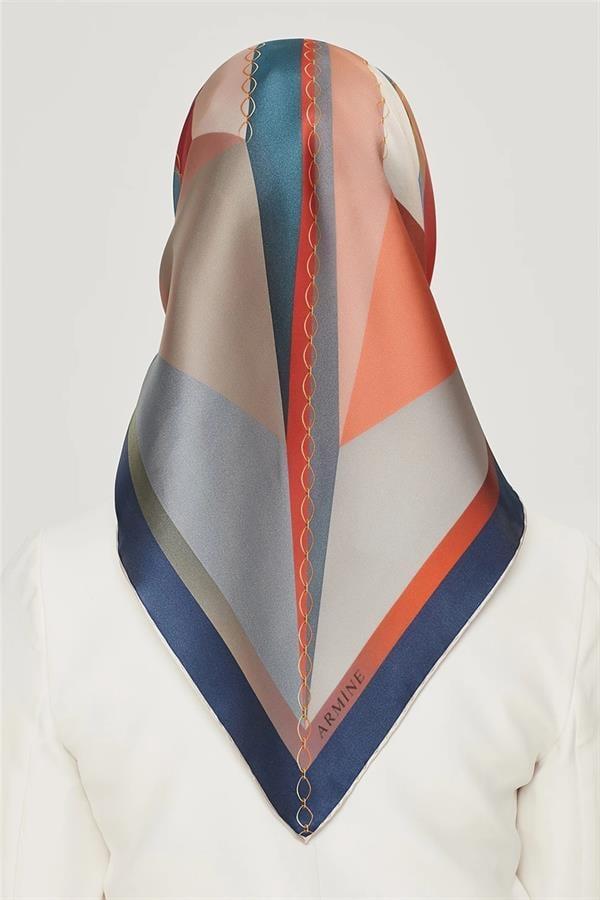 Armine Nostalji Serisi Sura İpek Eşarp 8507-33NS