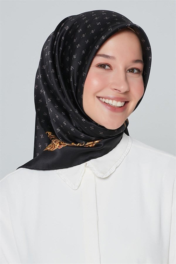 Armine Nostalji Serisi Sura İpek Eşarp 8242D-09