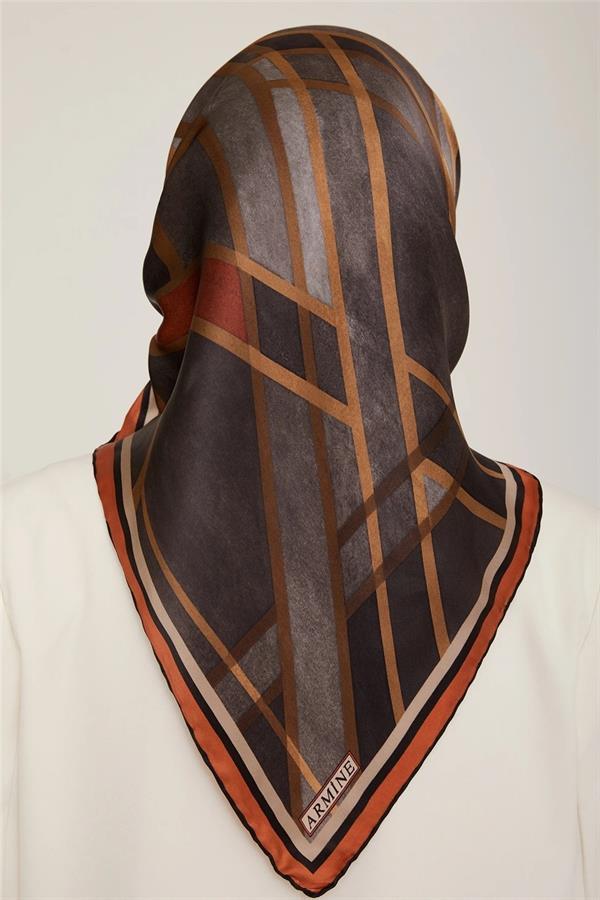 Armine Nostalji Serisi Sura İpek Eşarp 8843-06