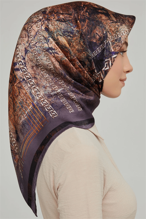 Armine Nostalji Serisi Sura İpek Eşarp 8615-11