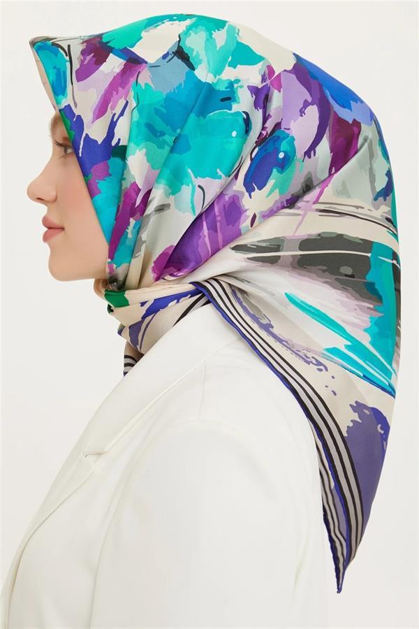 Armine Nostalji Serisi Sura İpek Eşarp 8713-51NS