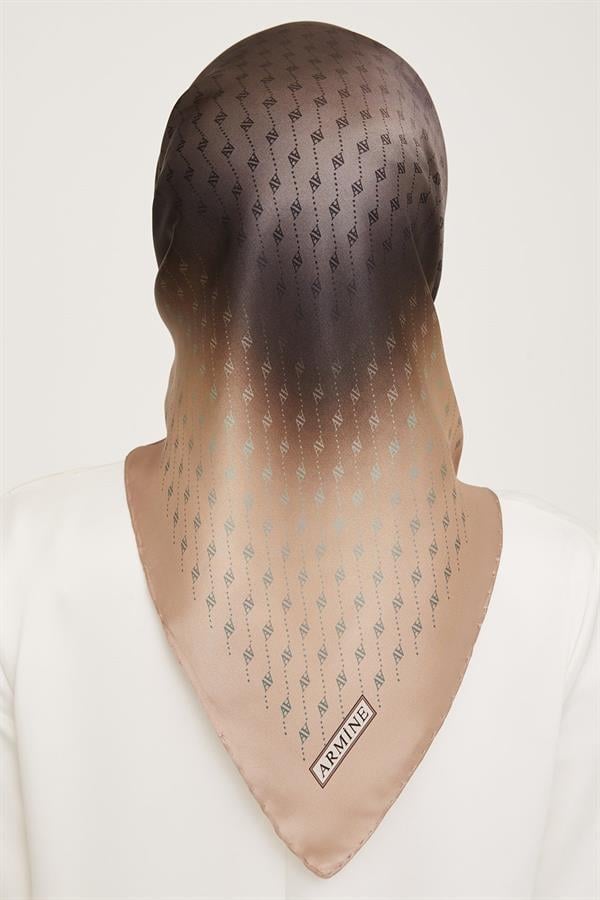 Armine Nostalji Serisi Sura İpek Eşarp 9003-27NS