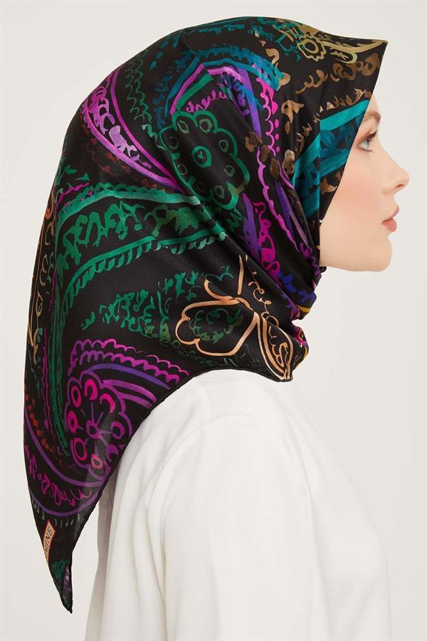 Armine Nostalji Serisi Sura İpek Eşarp 9037-35