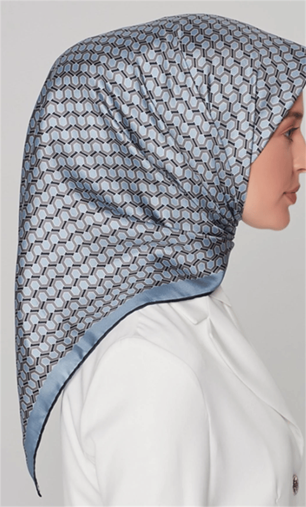 Armine Nostalji Serisi Twill İpek  Eşarp 8401-01NT