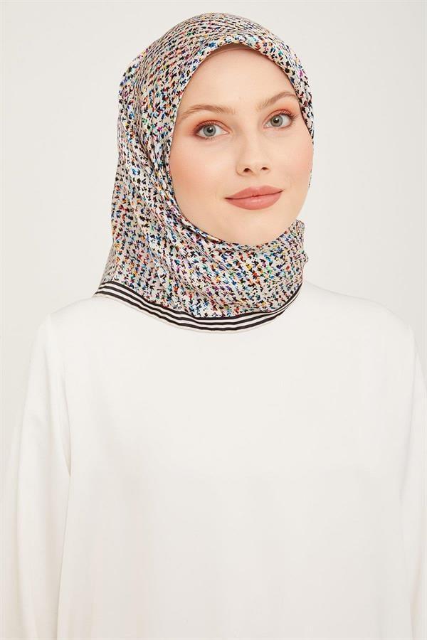 Armine Nostalji Serisi Twill İpek  Eşarp 9013-04T
