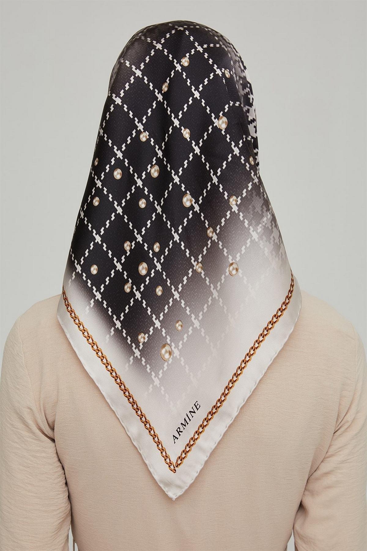 Armine Nostalji Serisi Twill İpek Eşarp 8612D-04
