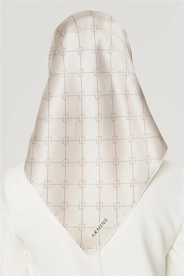 Armine Nostalji Serisi Twill İpek Eşarp 8555D-02