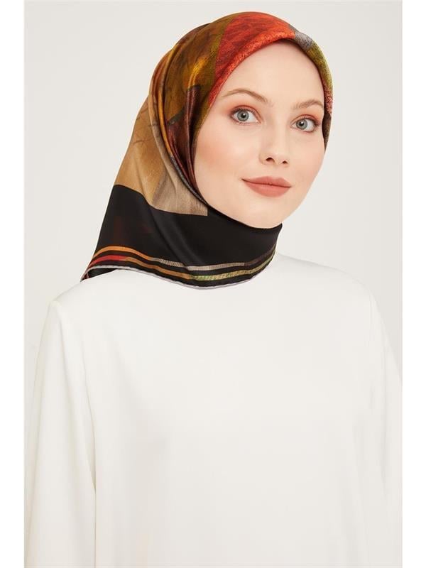 Armine Nostalji Serisi Twill İpek Eşarp 9002-33NT