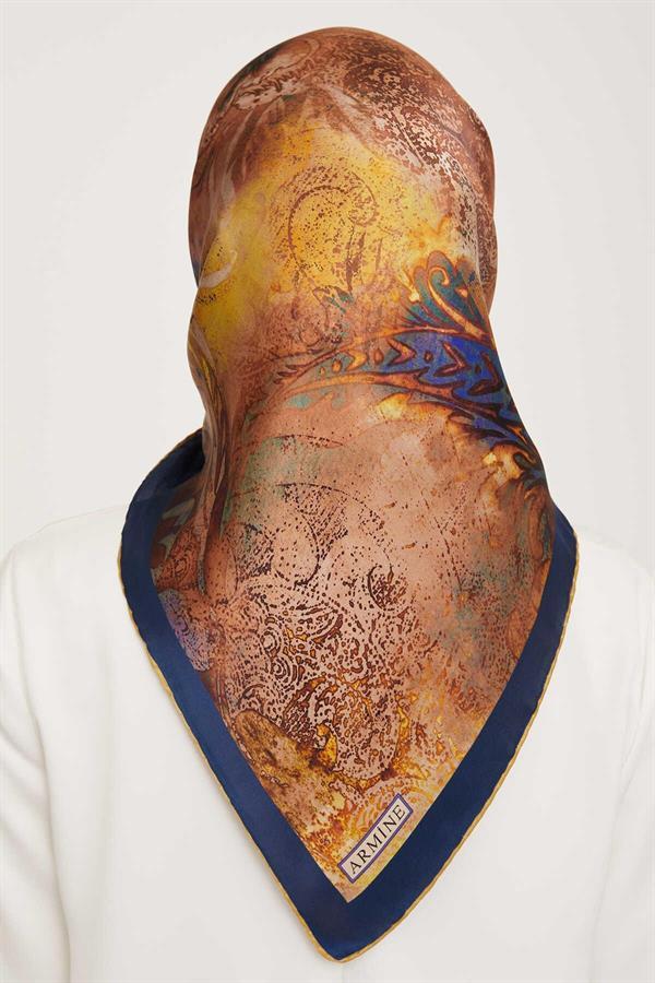 Armine Nostalji Serisi Twill İpek Eşarp 9041-40NT