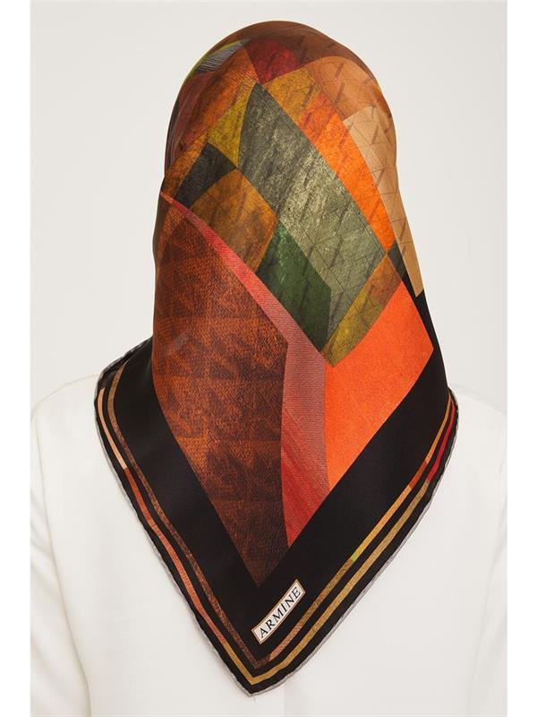Armine Nostalji Serisi Twill İpek Eşarp 9002-33NT
