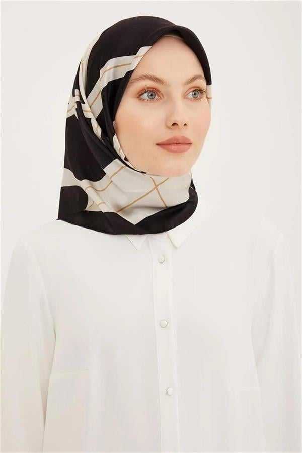 Armine Nostalji Serisi Twill İpek Eşarp 8945-01NT